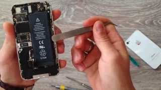 Ремонт iPhone 4S : замена разъема зарядки и микрофона(, 2014-10-24T19:35:41.000Z)