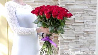 51 красная роза. Цветы Новая Голландия. Интернет магазин цветов.(, 2015-06-16T14:01:31.000Z)